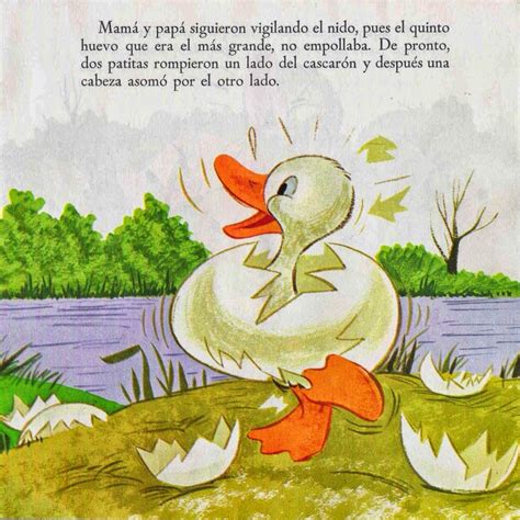 Cuento El PATITO FEO. Imágenes y texto del cuento.